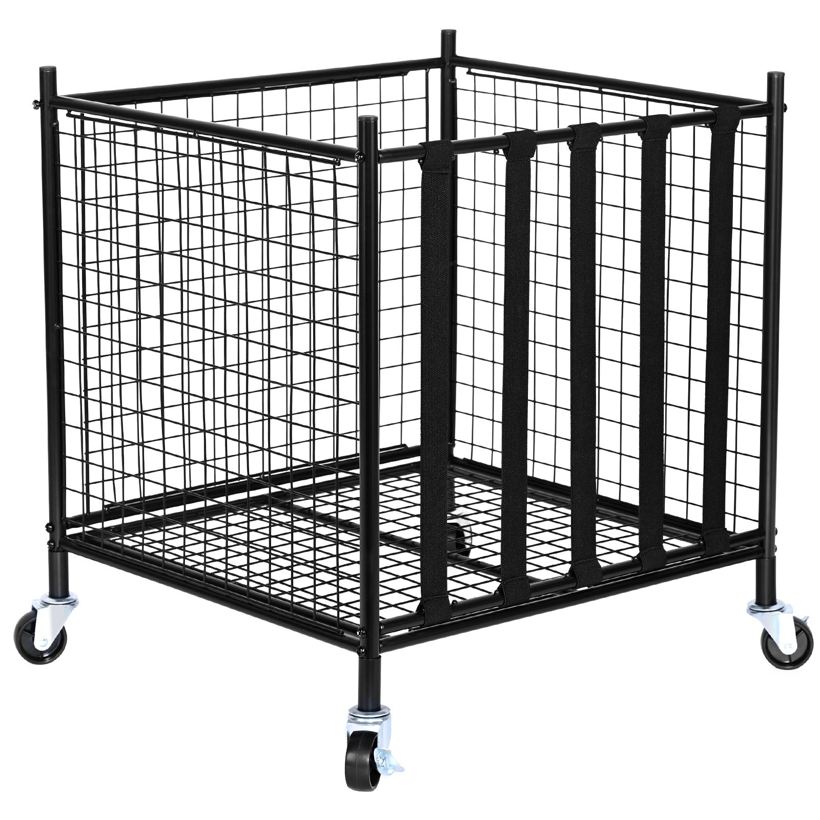 Sports Equipment Garage Organizer - Wózek do przechowywania piłek sportowych, zamykana