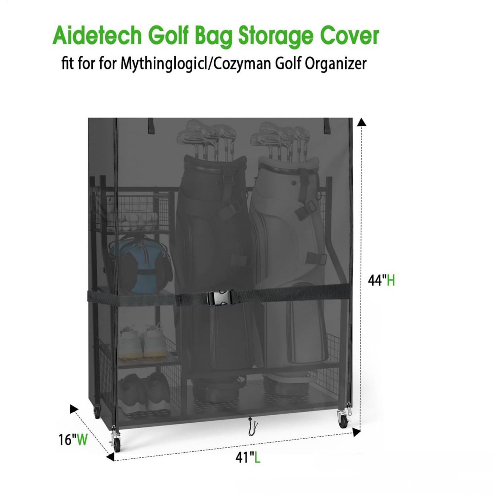 Sports Equipment Garage Organizer - Pokrowce na stojaki do toreb golfowych,
