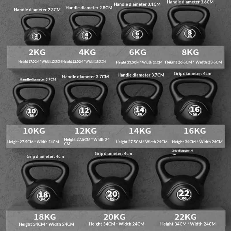 Sports Equipment Suppliers - Kettlebell 8kg z regulacją obciążenia, ergonomiczny
