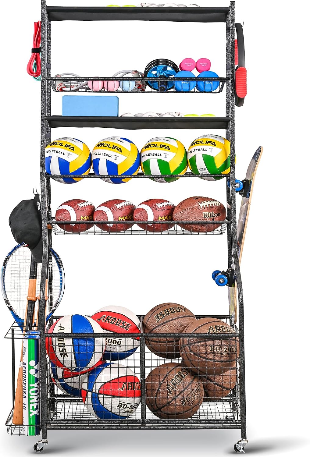Sports Equipment Garage Organizer - Organizer do garażu na sprzęt sportowy,