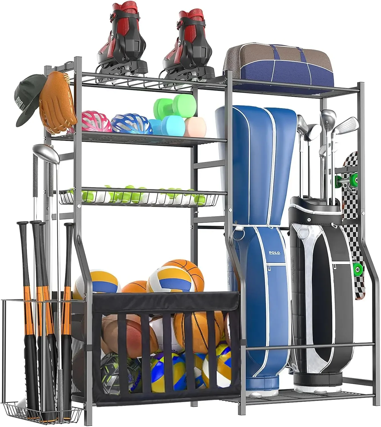 Sports Equipment Garage Organizer - Wytrzymały organizer do garażu na sprzęt