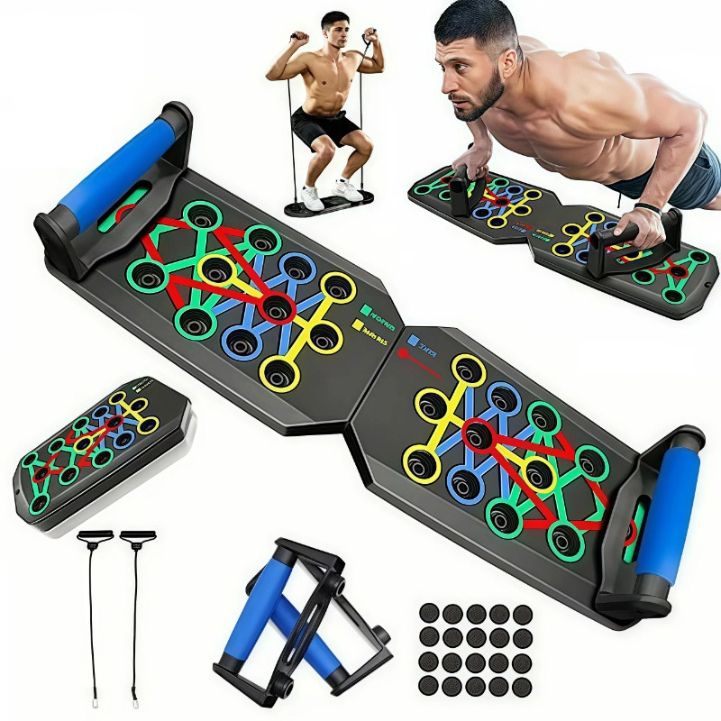Sports Equipment Suppliers - Składana deska do pompek z taśmami