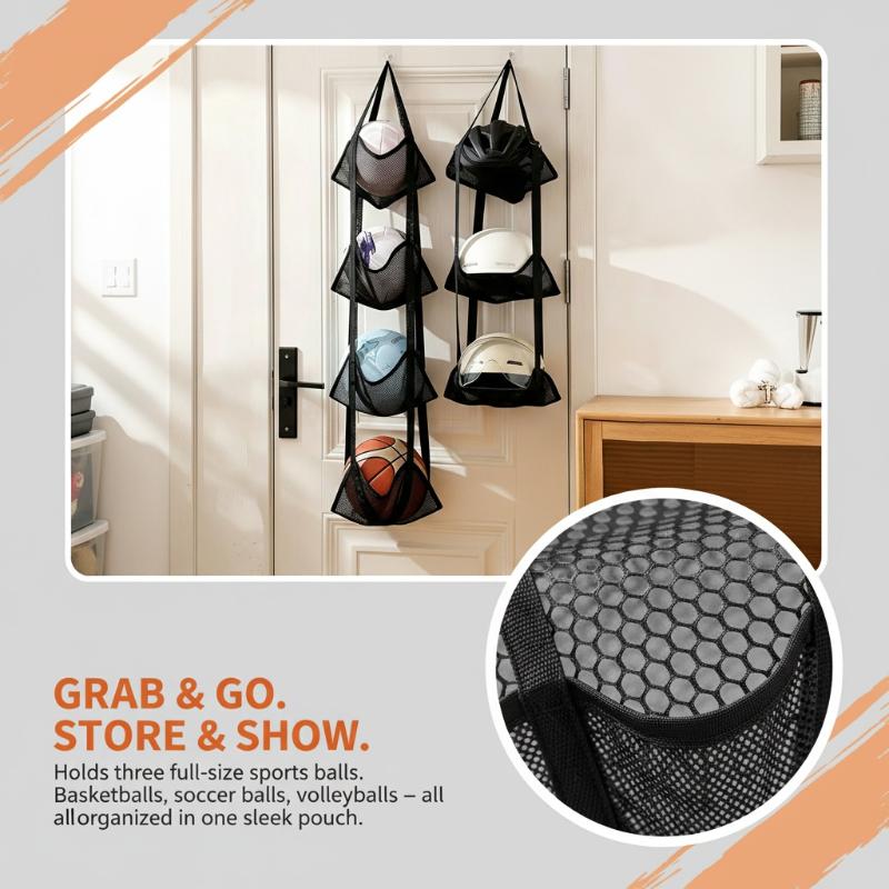 Siatkowa torba do przechowywan – Sports Equipment Garage Organizer recenzja i cena