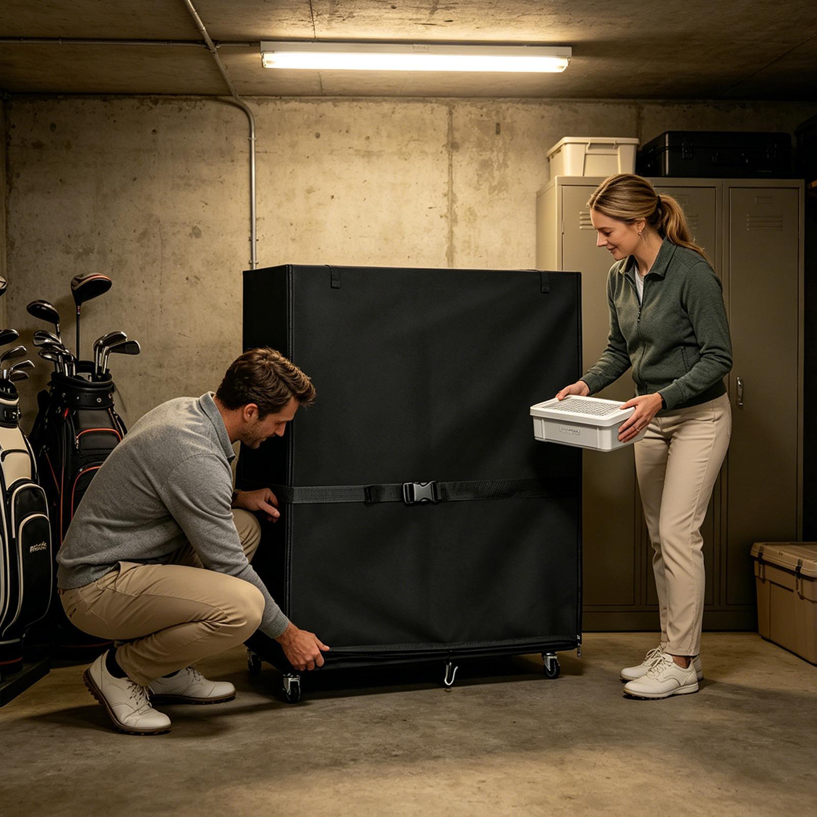 Pokrowiec na torbę golfową, oc – Sports Equipment Garage Organizer recenzja i cena